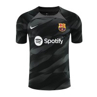 Pánský Fotbalový dres Barcelona Brankářské 2023-24 Venkovní Krátký Rukáv
